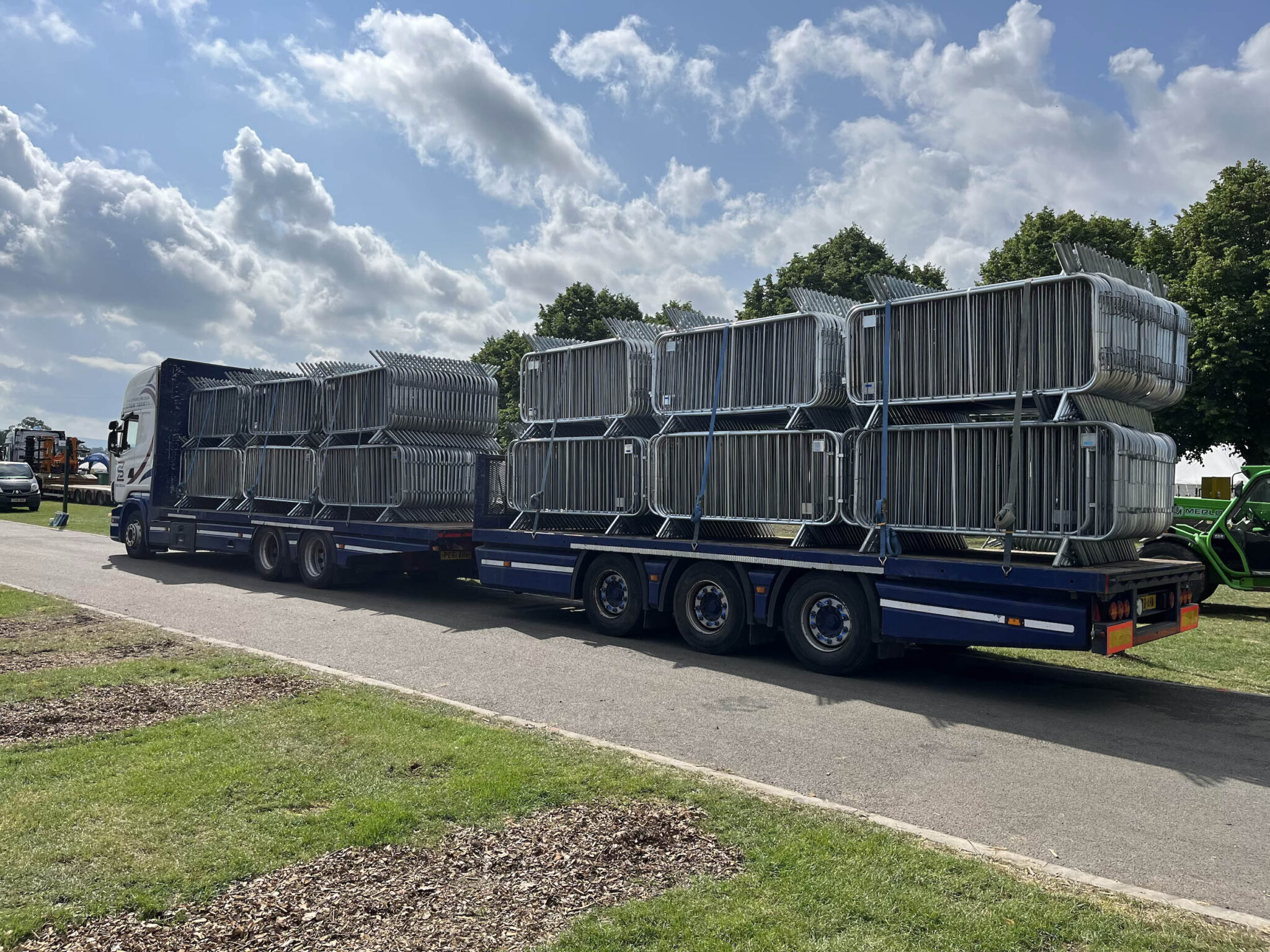 Our Lorry Delivering Fencing